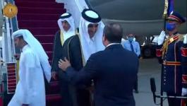 بعد 7 سنوات من الغياب.. الرئيس المصري يستقبل أمير قطر