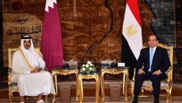 الرئيس المصري وأمير قطر