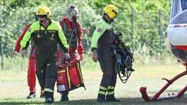 العثور على 7 جثث بعد تحطم طائرة هليكوبتر في إيطاليا