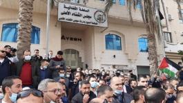 مجلس نقابة المحامين بالضفة يقرر مواصلة نضاله المشروع وتصعيد الاحتجاجات