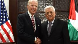 بايدن والرئيس عباس.