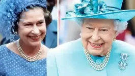ما هو سبب ارتداء الملكة إليزابيث لعقد من اللؤلؤ ؟