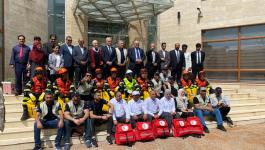 فريق فلسطين يصل باكستان للمساهمة في جهود الإغاثة