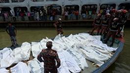 ضحيا غرق المركب في بنغلادش