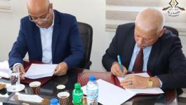 أبو هولي يوقع اتفاقية تعاون مع رئيس جامعة غزّة.. طالع التفاصيل