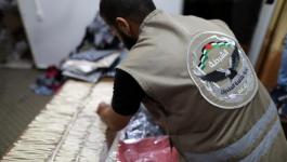 المكافحة بغزة تُحبط محاولة تهريب مخدرات مخفية داخل شحنة ملابس
