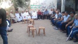 غزة لجنة بالجهاد الإسلامي ترعى صلحاً عشائرياً.jpg