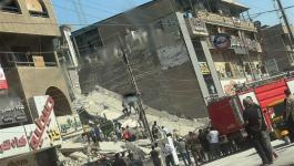 انهيار مبنى في العراق