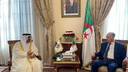 العسومي يبحث تعزيز التعاون لدعم القضايا العربية مع رئيس مجلس الأمة الجزائري 