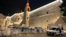 شرطة بيت لحم تُلقي القبض على شخصين قاما بالإساءة لرموز دينية داخل كنيسة المهد 
