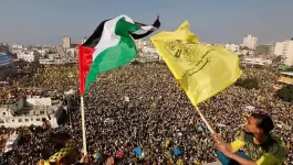 مهرجان حركة فتح في غزة