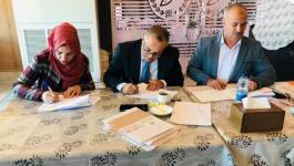 الثقافة توقع سبع اتفاقيات تمويل لمؤسسات وأفراد في قطاع غزة.jpg