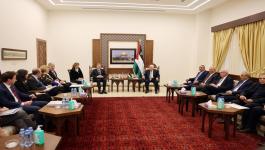 الرئيس عباس يستقبل وزير الخارجية الأمريكي في رام الله