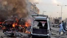 مقتل 4 أشخاص وإصابة 8 آخرين في انفجار وقع غرب الباكستان