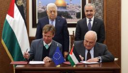 دعم مالي من الاتحاد الأوروبي لفلسطين