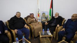 الجهاد الإسلامي تستقبل السفير العمادي بغزة