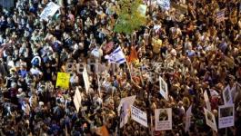 تظاهرات في تل أبيب