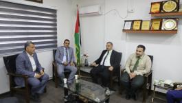 مدير عام شركة كهرباء غزّة يلتقي بوفد رفيع من شركة الاتصالات الفلسطينية