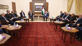 الرئيس عباس يستقبل وزير الخارجية الإيطالي