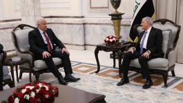 الرئيس العراقي يستقبل وزير الداخلية الفلسطيني 