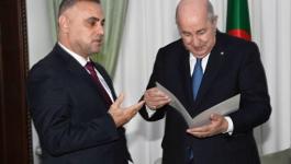 السفير أبو عيطة يسلم رسالة خطية من الرئيس عباس إلى نظيره الجزائري