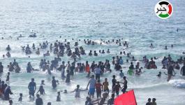 طواقم الإنقاذ تمنع السباحة في بحر غزّة من اليوم حتى مساء غد الإثنين