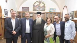 خوري يلتقي الوكيل البطريركي للروم الأرثوذكس في بيت لحم