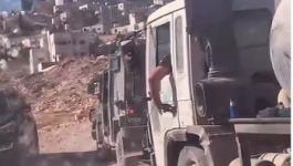 الاحتلال يستولي على صهريج نضح مياه عادمة شرق رام الله