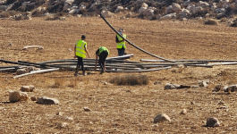 الخليل: قوات الاحتلال تُدمر شبكة المياه الرئيسية في قربة سوسيا 