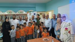 عطاء فلسطين الخيرية تفتتح مكتبة أطفال نموذجية بالقدس