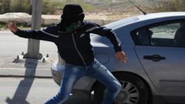 نابلس: شبان يرشقون مركبات المستوطنين بالحجارة