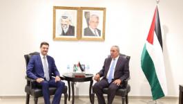 الشيخ يلتقي مع ممثل الاتحاد الأوروبي في فلسطين