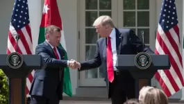 ملك الأردن وترامب
