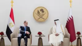 قمة قطرية مصرية