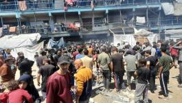 قصف إسرائيلي على مركز إيواء تابع لـ الأونروا