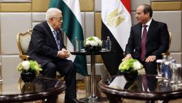الرئيس عباس والسيسي.
