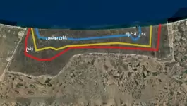 الخط الأصفر في غزة
