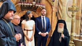 البطريرك مع فانس