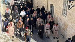 وصول موكب حارس الأراضي المقدسة إلى بيت لحم