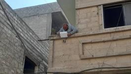 شؤون اللاجئين بالمنظمة تُنجز مشروع إنارة تجمع الحسينية بريف دمشق