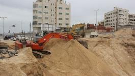 مشروع الصرف الصحي جنوب مدينة غزة