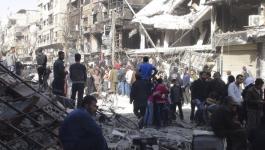 تحذيرات من وقوع كارثة إنسانية لآلاف الأسر بمخيم اليرموك.jpg