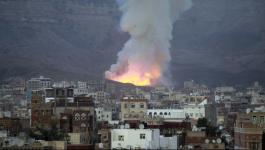 قصف على صنعاء 