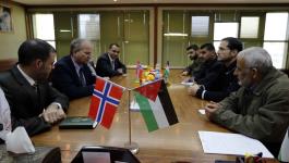وصول السفير النرويجي لغزة لمتابعة تنفيذ مشاريع الـ