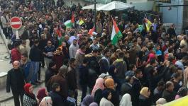 مسيرات غاضية في جنين واليامون تنديداً بجرائم الاحتلال