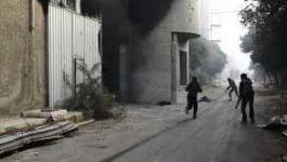 اشتباكات بين قوات النظام والمعارضة بريفي دمشق وحماة.jpg
