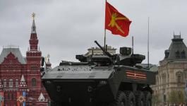 دبابة روسية جديدة تسير على عجلات