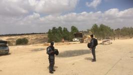 تظاهرة احتجاجية في النقب ضد اعتداءات شرطة الاحتلال