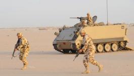 الجيش المصري يدمر 10 آليات عسكرية على الحدود الليبية