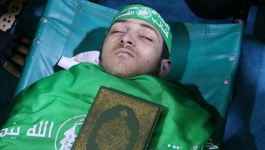 تشيع جثمان شهيد الأنفاق أنس أبو شاويش
